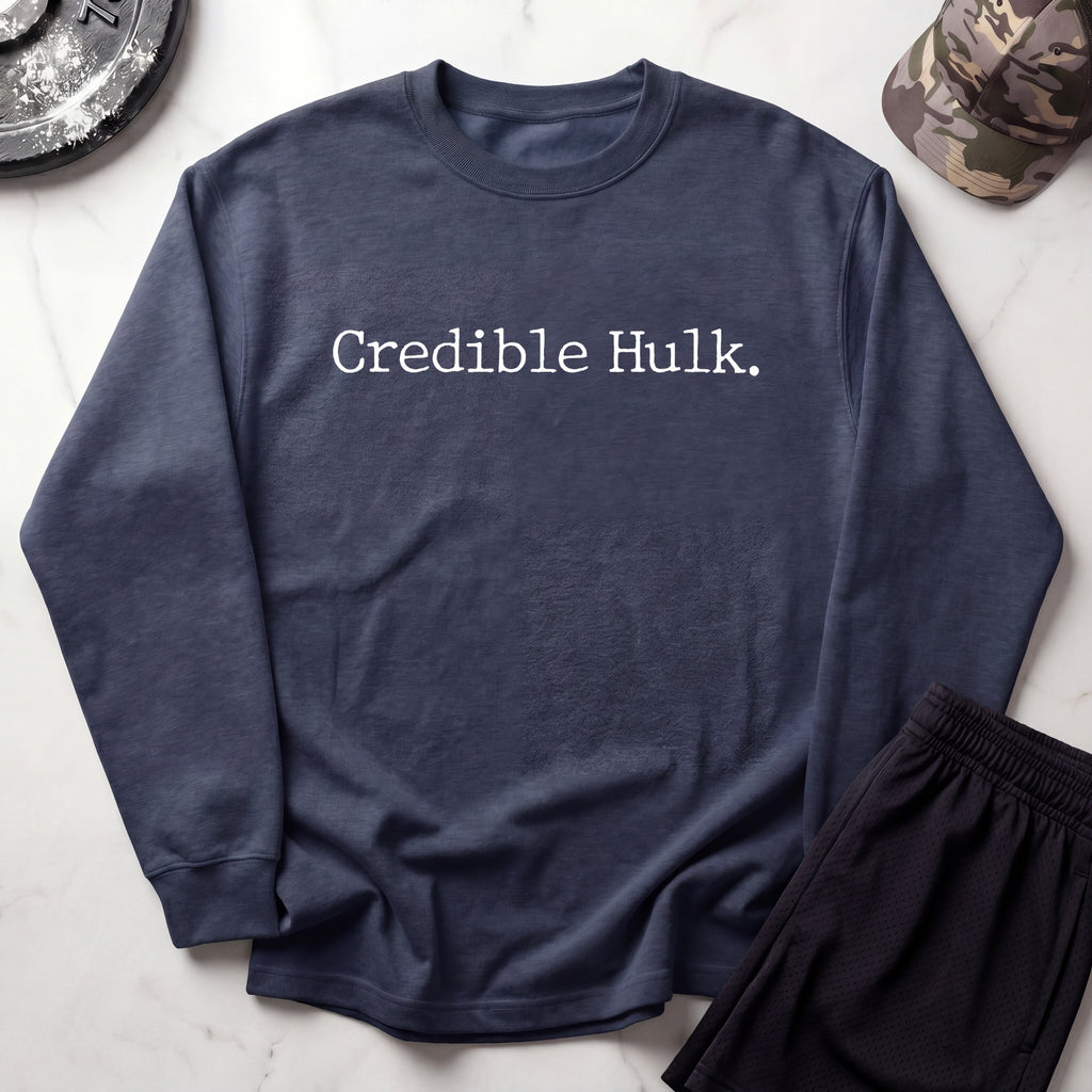 Credible Hulk Retro Crewneck Sweatshirt