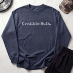 Credible Hulk Retro Crewneck Sweatshirt