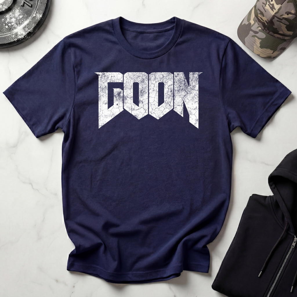 Doomed Goon Graphic Grunge Vintage Gym T-Shirt