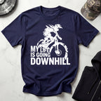 My Life Is Going Downhill MTB Gym T-Shirt