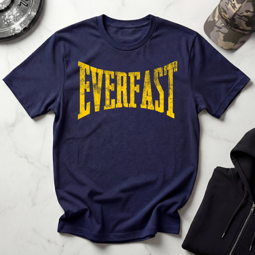 Everfast Gold Graphic Vintage Gym T-Shirt