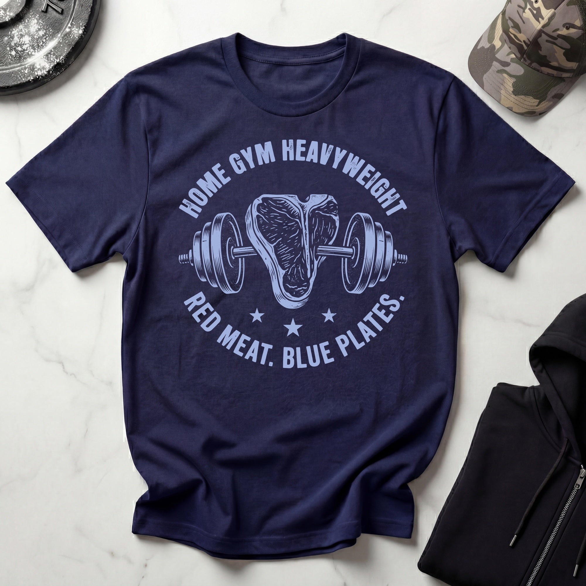 Home Gym Heavyweight Graphic Vintage Gym T-Shirt