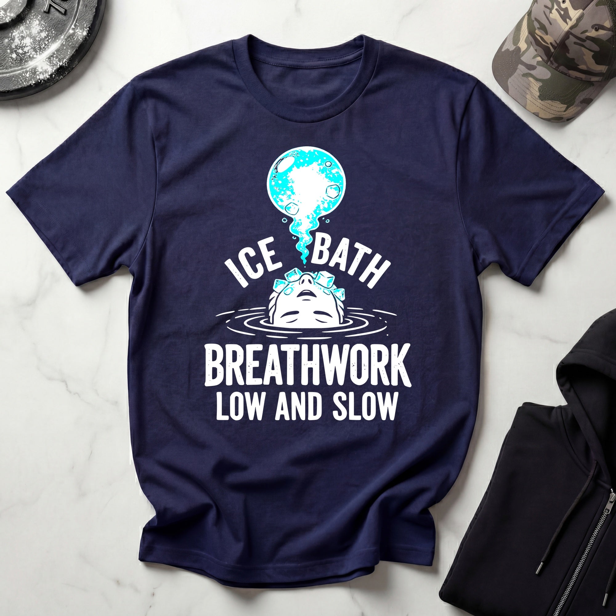 Ice Bath Breathwork Gym T-Shirt
