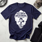 Ice Bath Breathing Vintage Graphic Gym T-Shirt