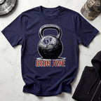 Iron Awe Kettlebell Graphic Gym T-Shirt