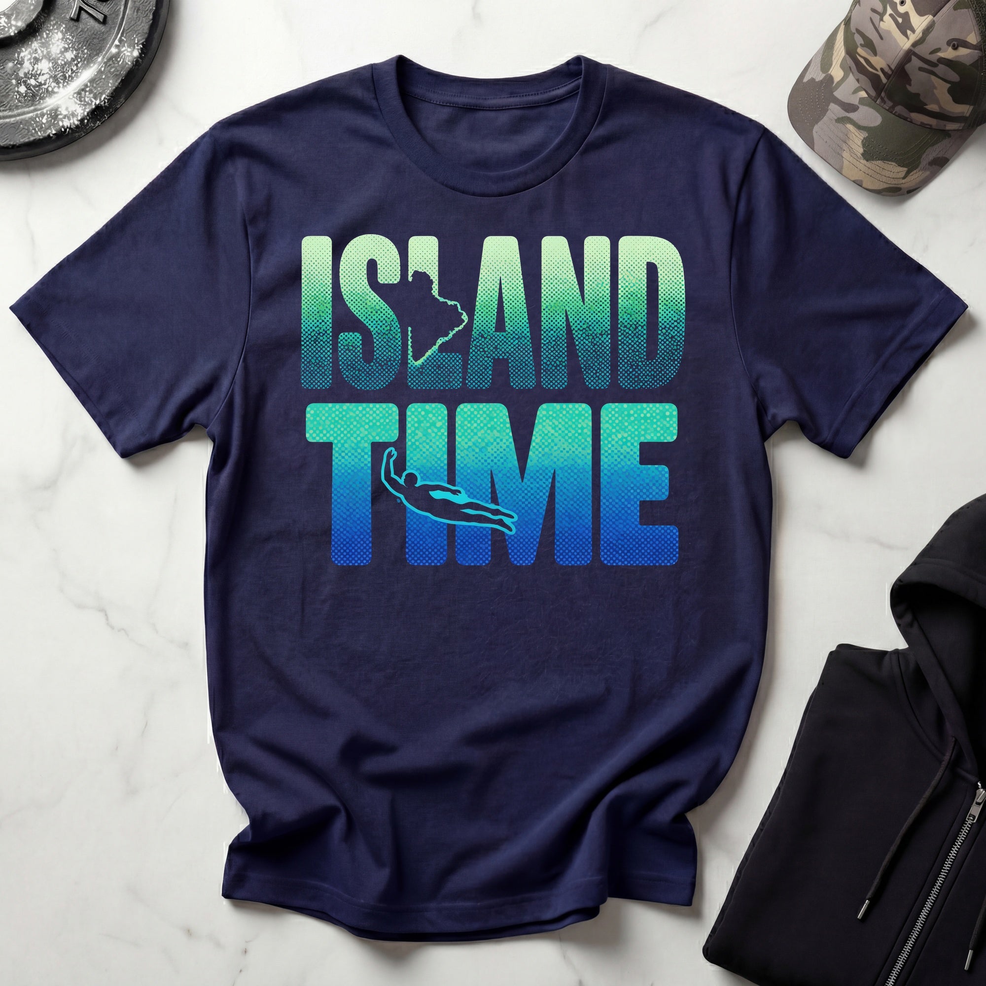 Island Time Ocean Dive Gym T-Shirt