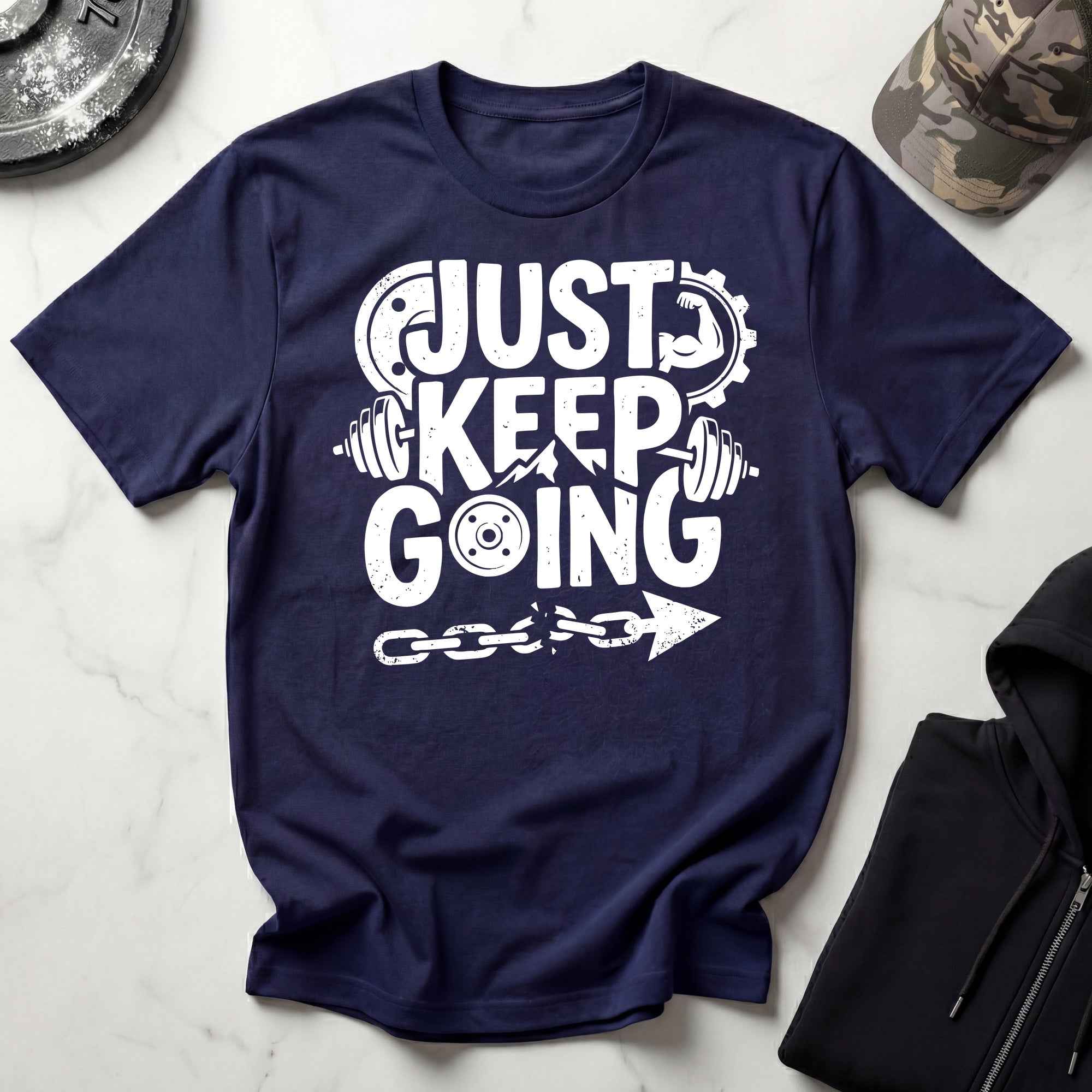 Just Keep Going Traning T-Shirt
