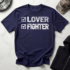Lover + Fighter Retro Gym T-Shirt