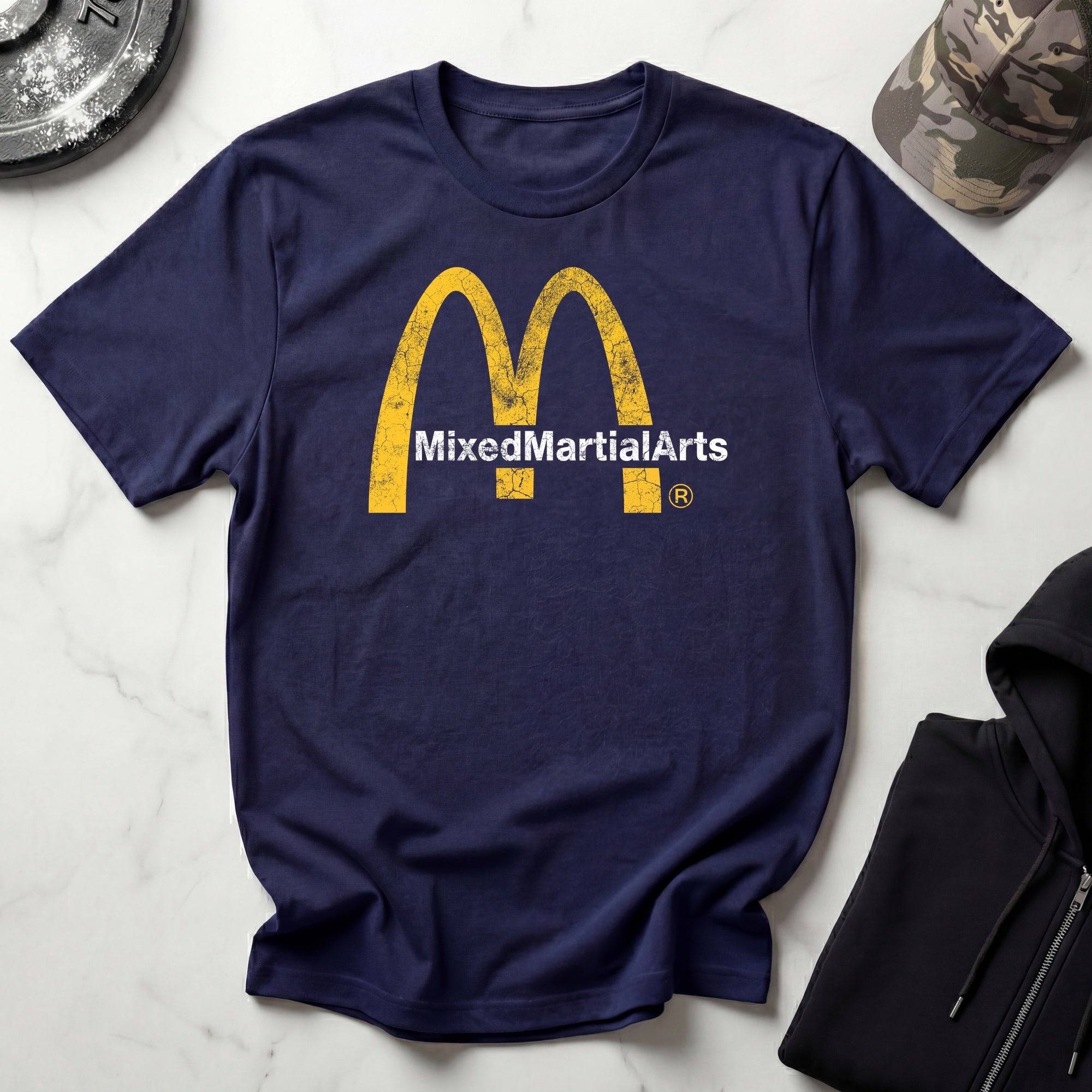 McMartialArts Graphic Vintage Gym T-Shirt
