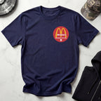 McSlays Gym Badge Graphic Vintage Gym T-Shirt