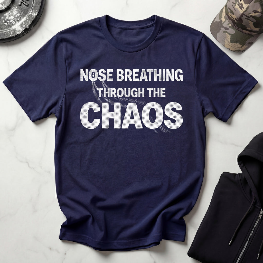 Breathwork Nose Breathe Chaos Gym T-Shirt