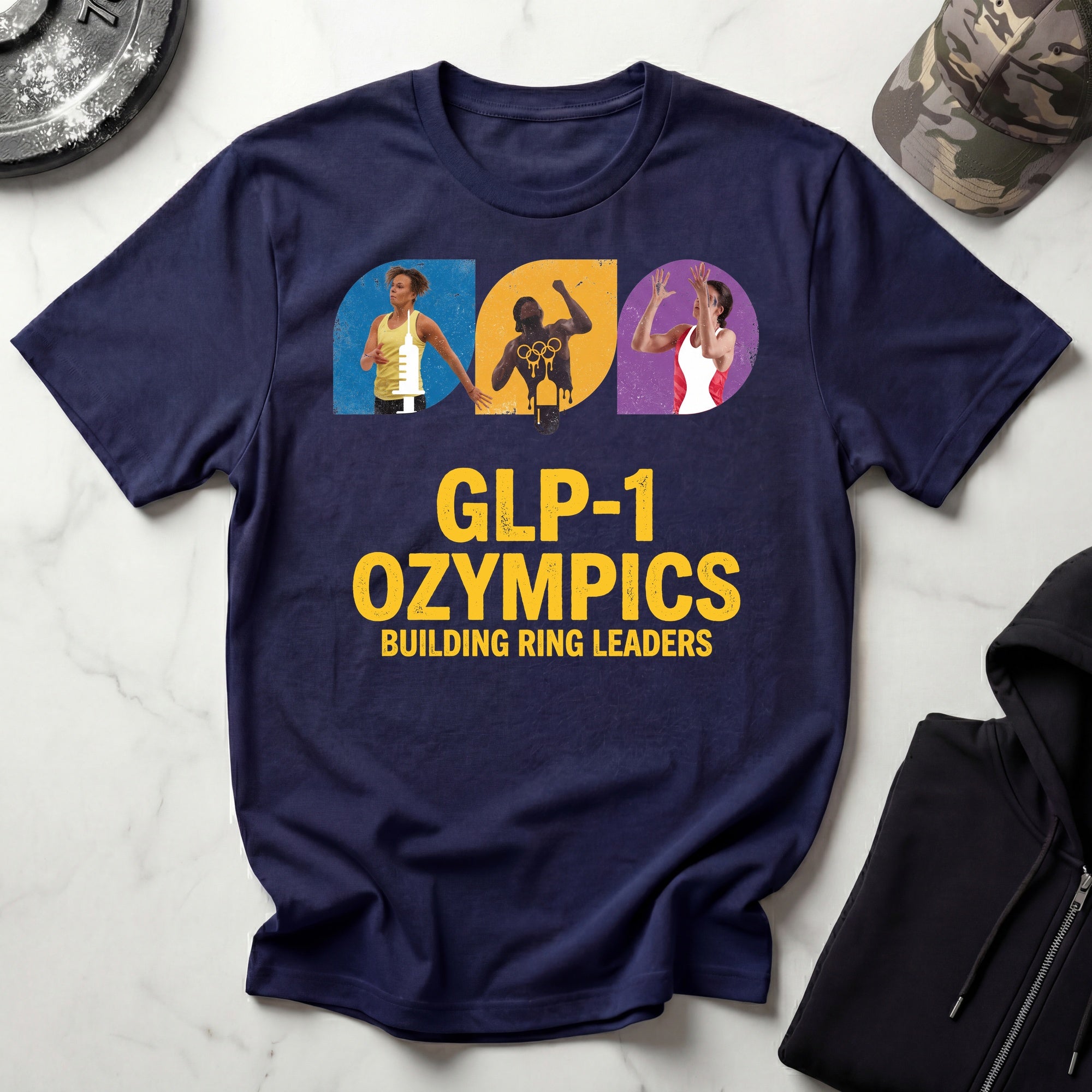 Ozympics Vintage Graphic Gym T-Shirt