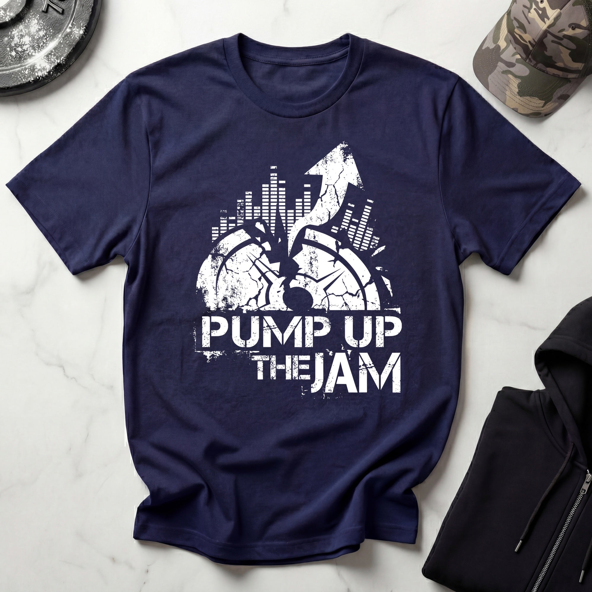 Pump Up Retro Gym Tee-Shirt