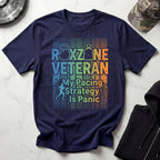 Roxzone Veteran Pacing Stategy Panic Gym T-Shirt