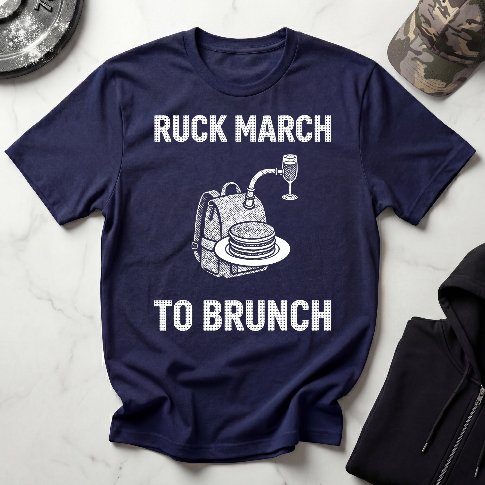 Ruck March To Brunch Gym T-Shirt