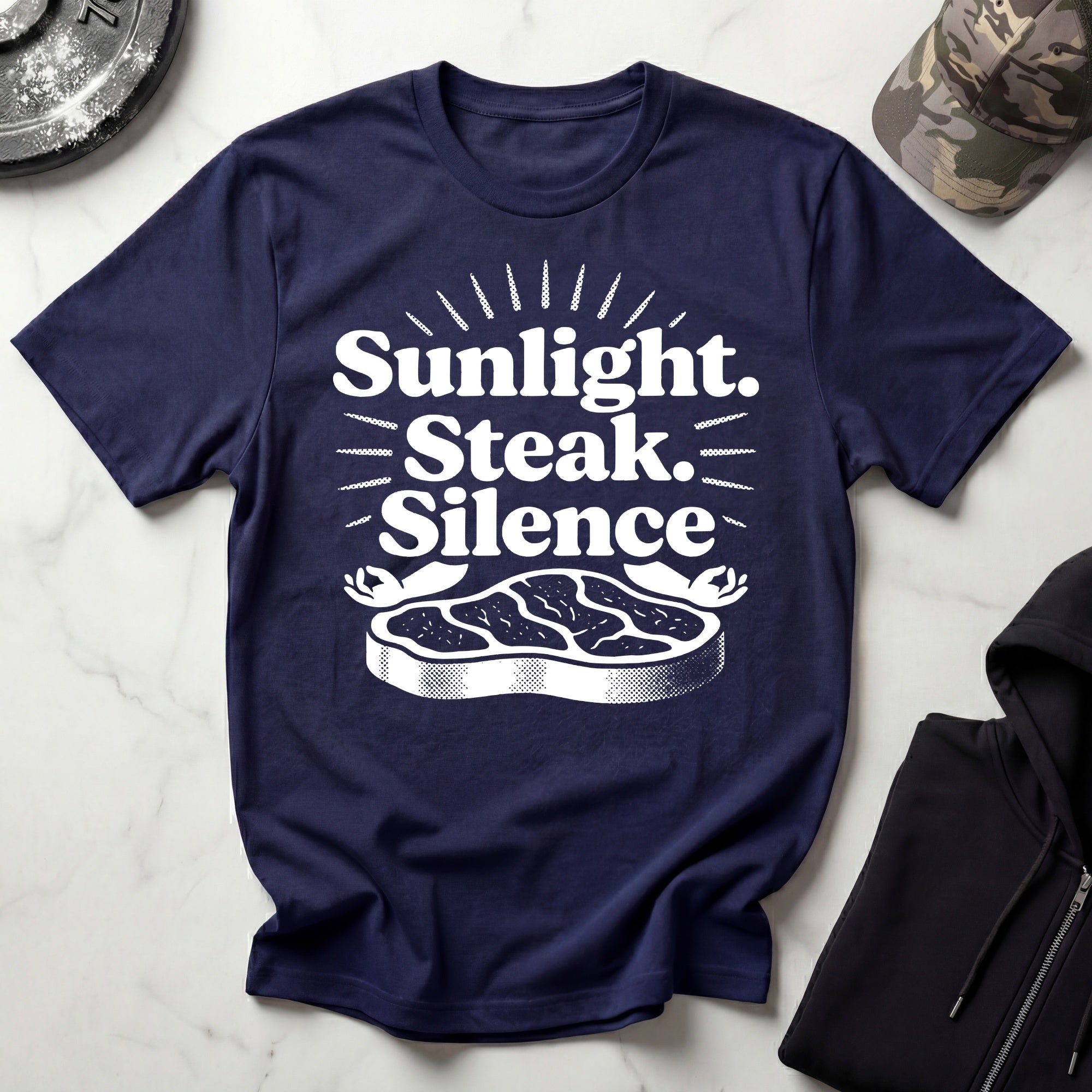 Sunlight Steak Silence Vintage Gym T-Shirt