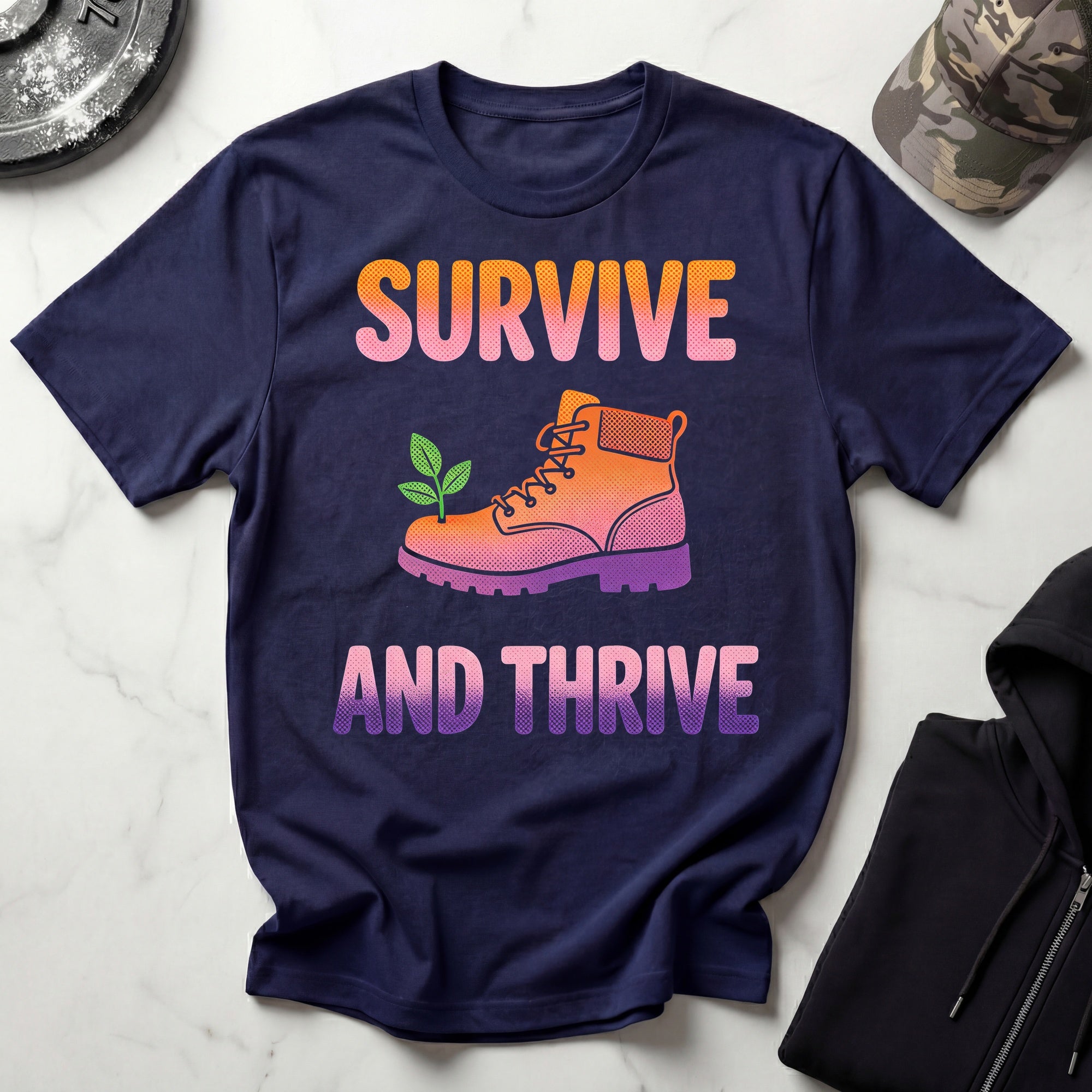 Survive And Thrive Hiker T-Shirt