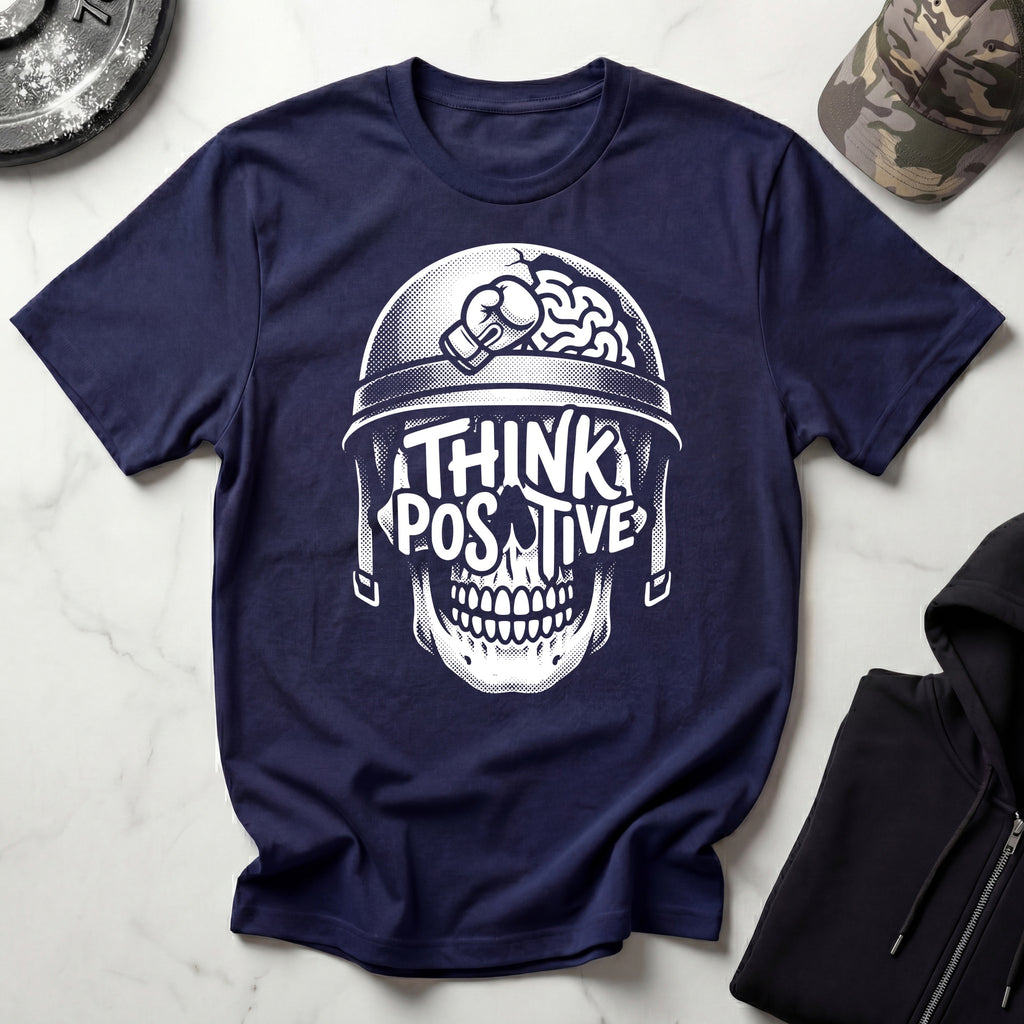 Think Positive Boxing Training Mindset Gym T-Shirt