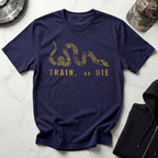Train Or Die Snake Retro Gym T-Shirt