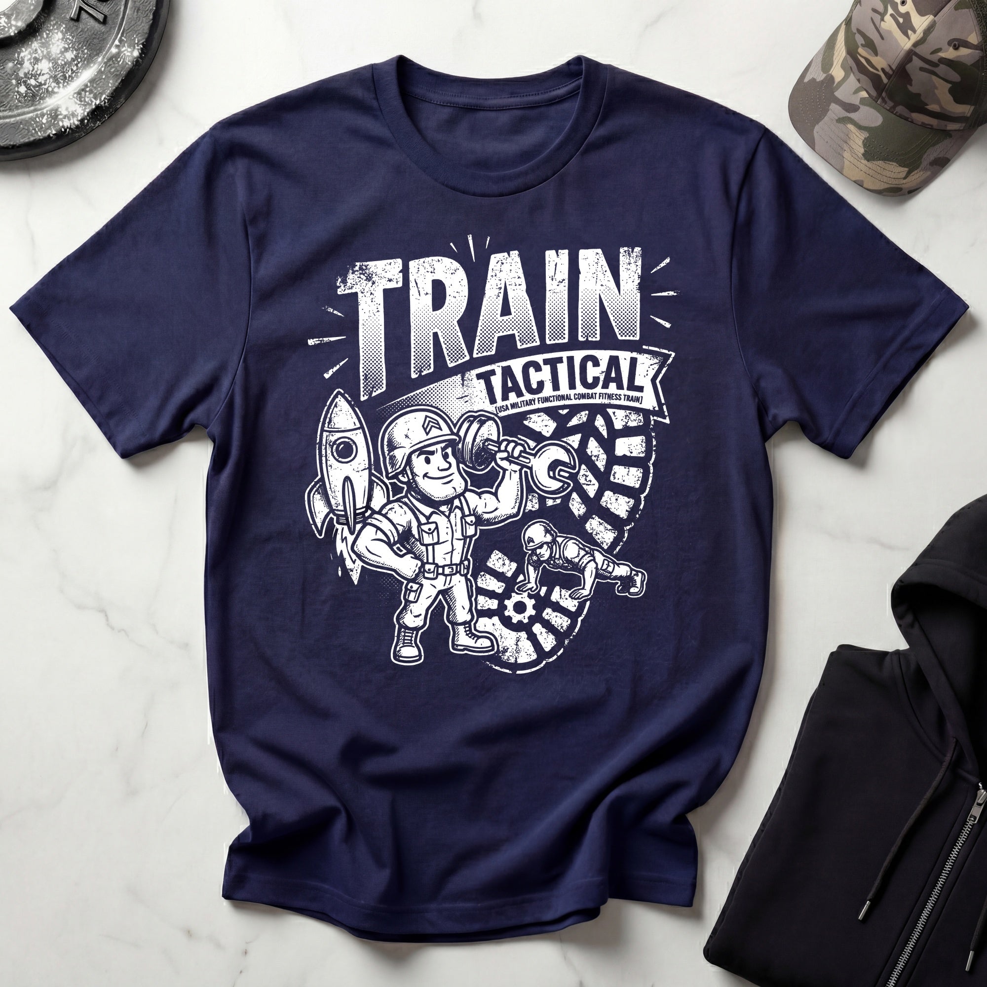Train Tactical Boot Camp Gym T-Shirt
