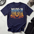 Made In USA Art Print Vintage Gym T-Shirt