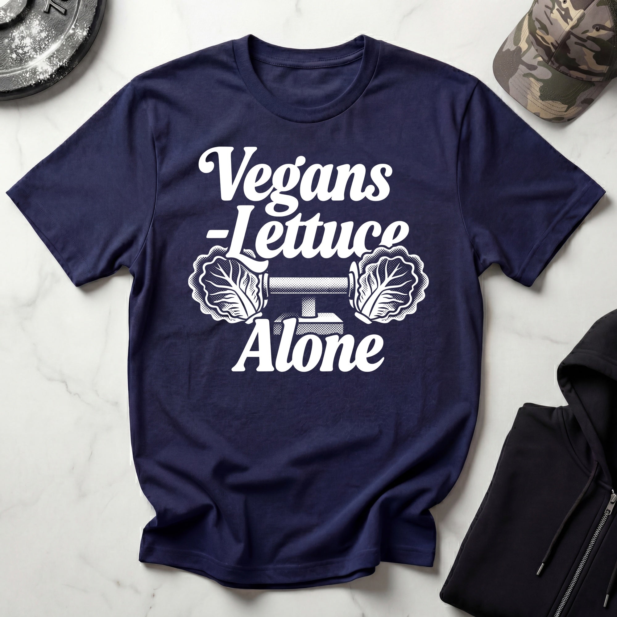 Vegans Lettuce Alone Vintage Gym T-Shirt