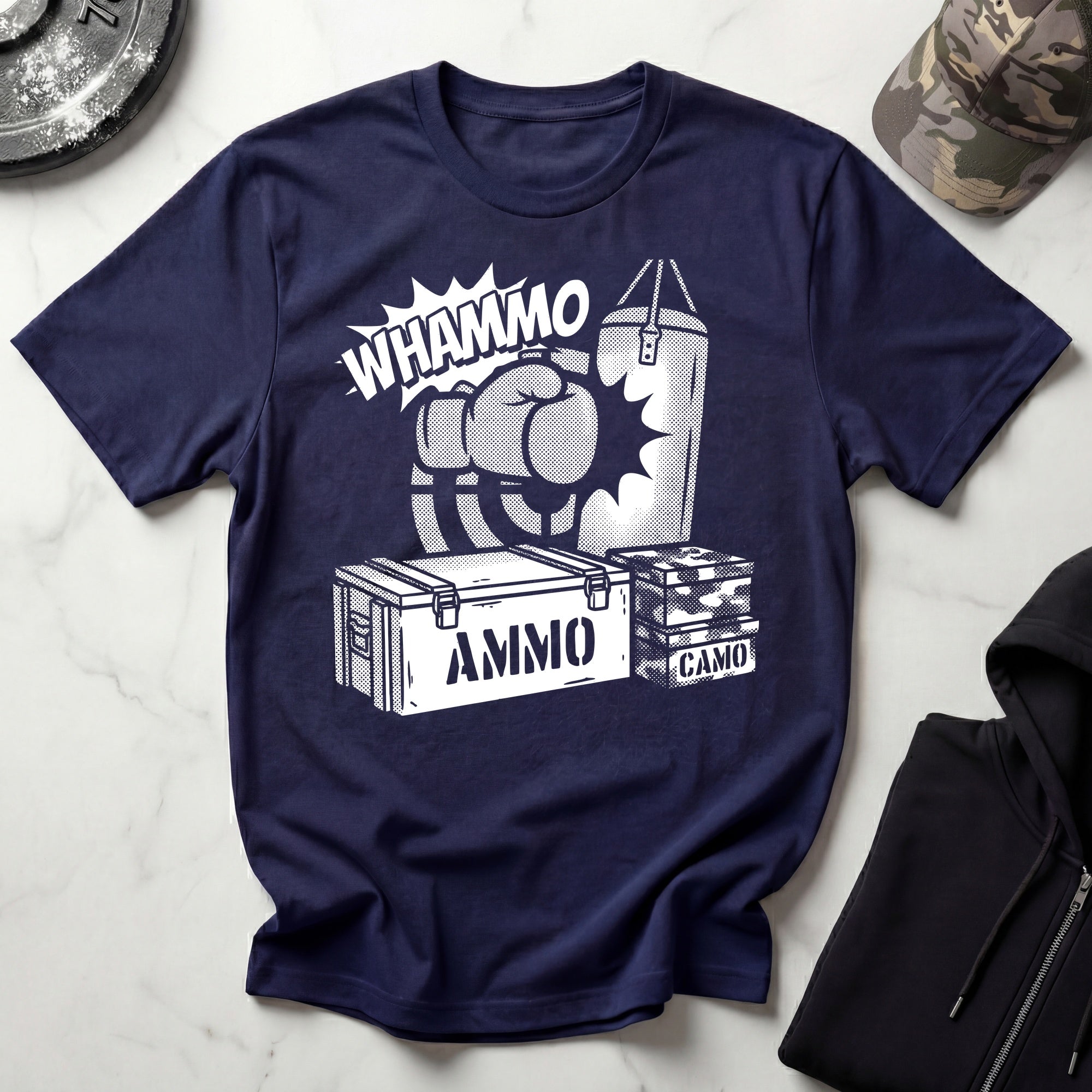 Whammo Military Boxing Gym T-Shirt