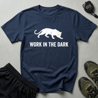 Work In The Dark White Panther Gym T-Shirt