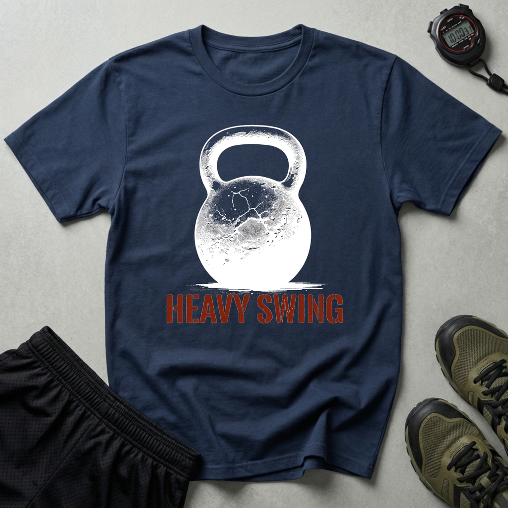 Heavy Swing Kettlebell Gym T-Shirt