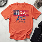 USA 250 Strong Gym Vintage Gym T-Shirt