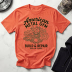 American Metal Austin TX Build and Repair Vintage Graphic Gym T-Shirt