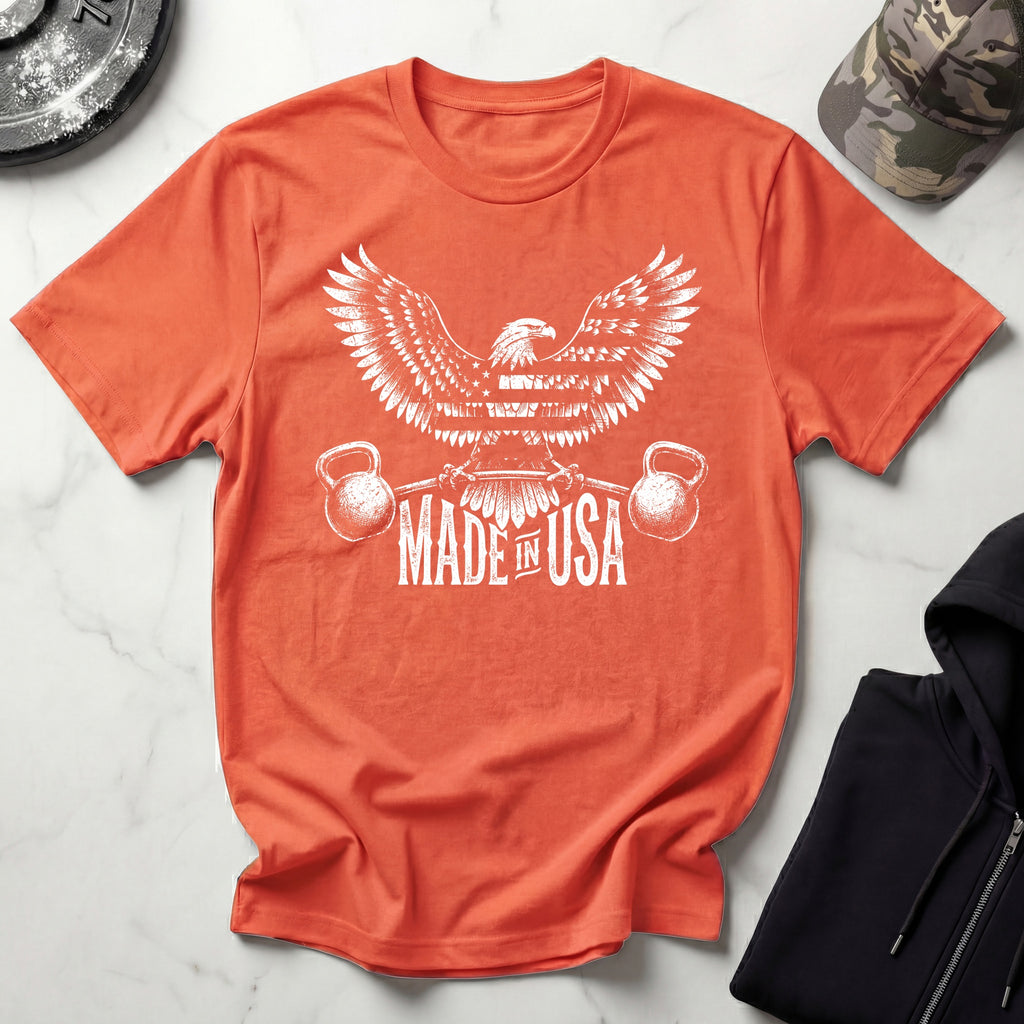 Made In USA Bodybuilding Retro Gym T-Shirt