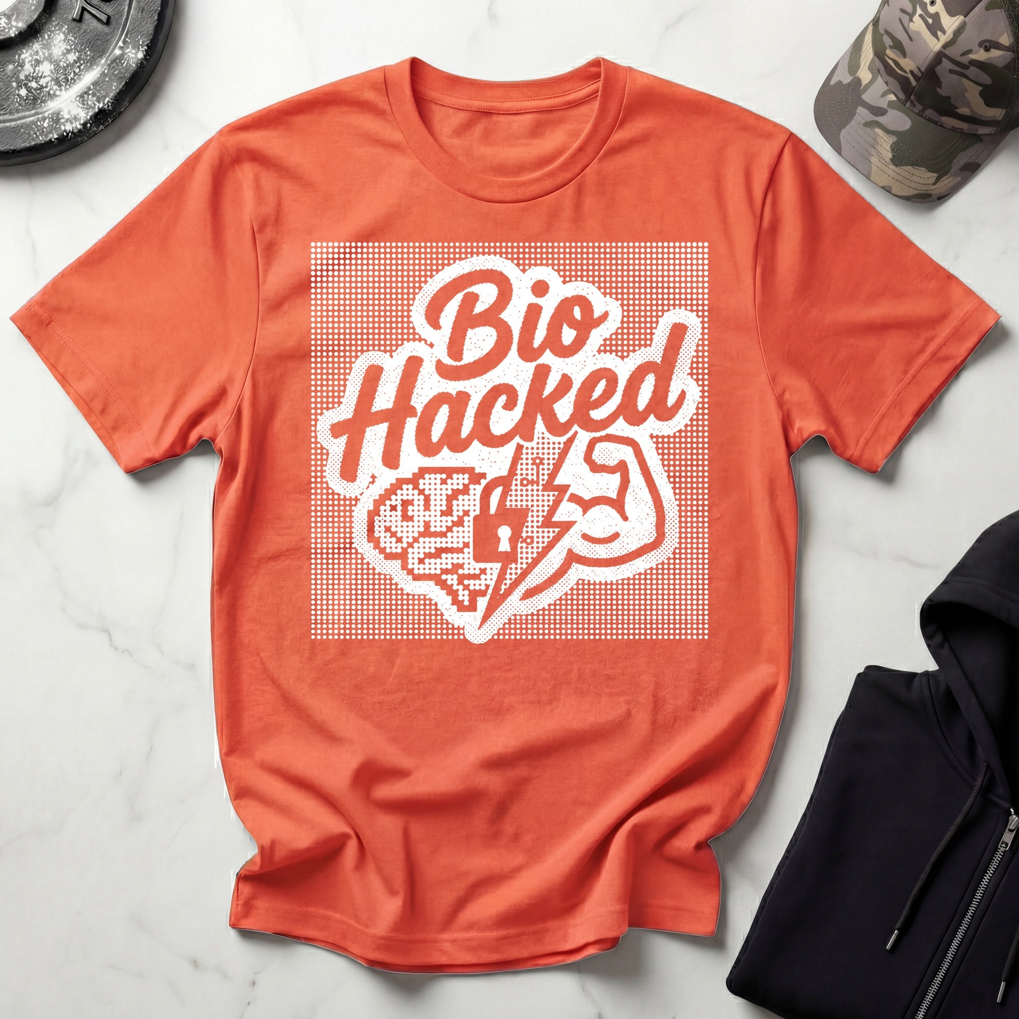 Bio Hacked Dot Matrix Gym T-Shirt