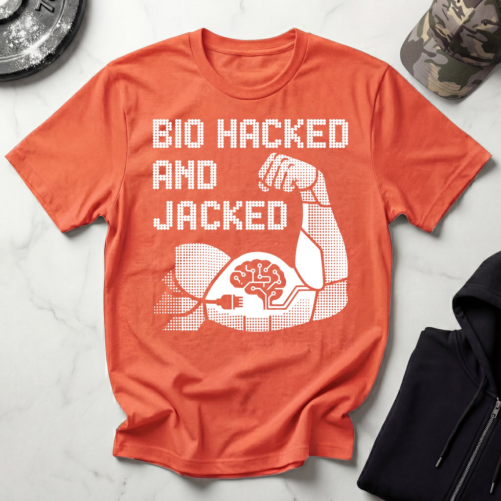 Bio Hacked Jacked Gym T-Shirt