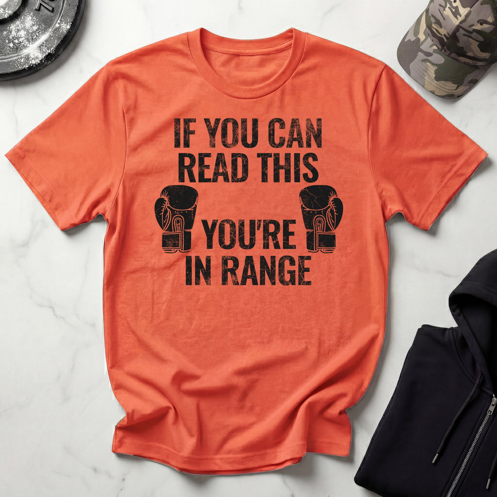 Boxing Range Retro Graphic Gym T-Shirt