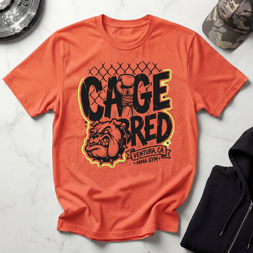 Cage Bred MMA Ventura Gym T-Shirt