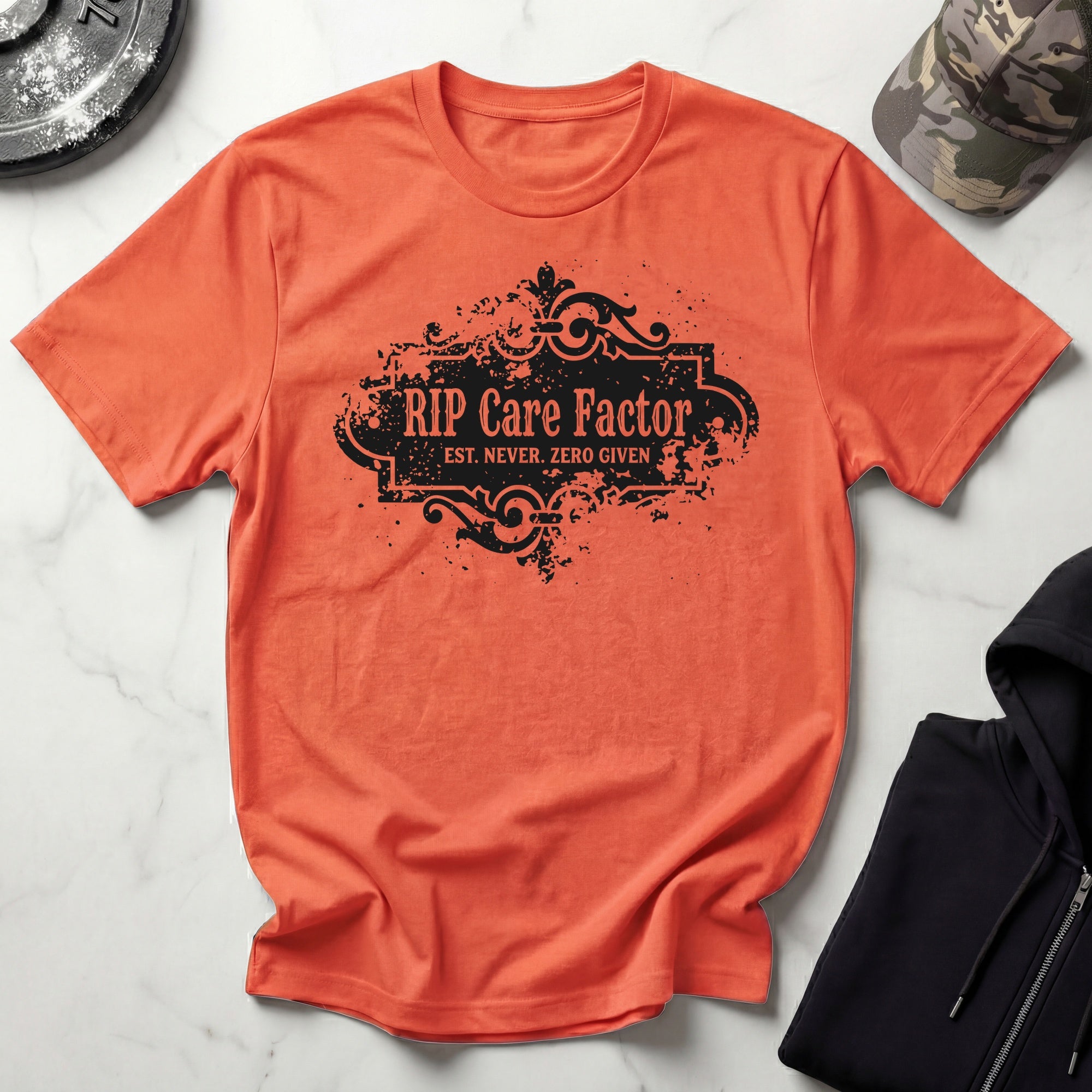 RIP Care Factor Retro Gym T-Shirt