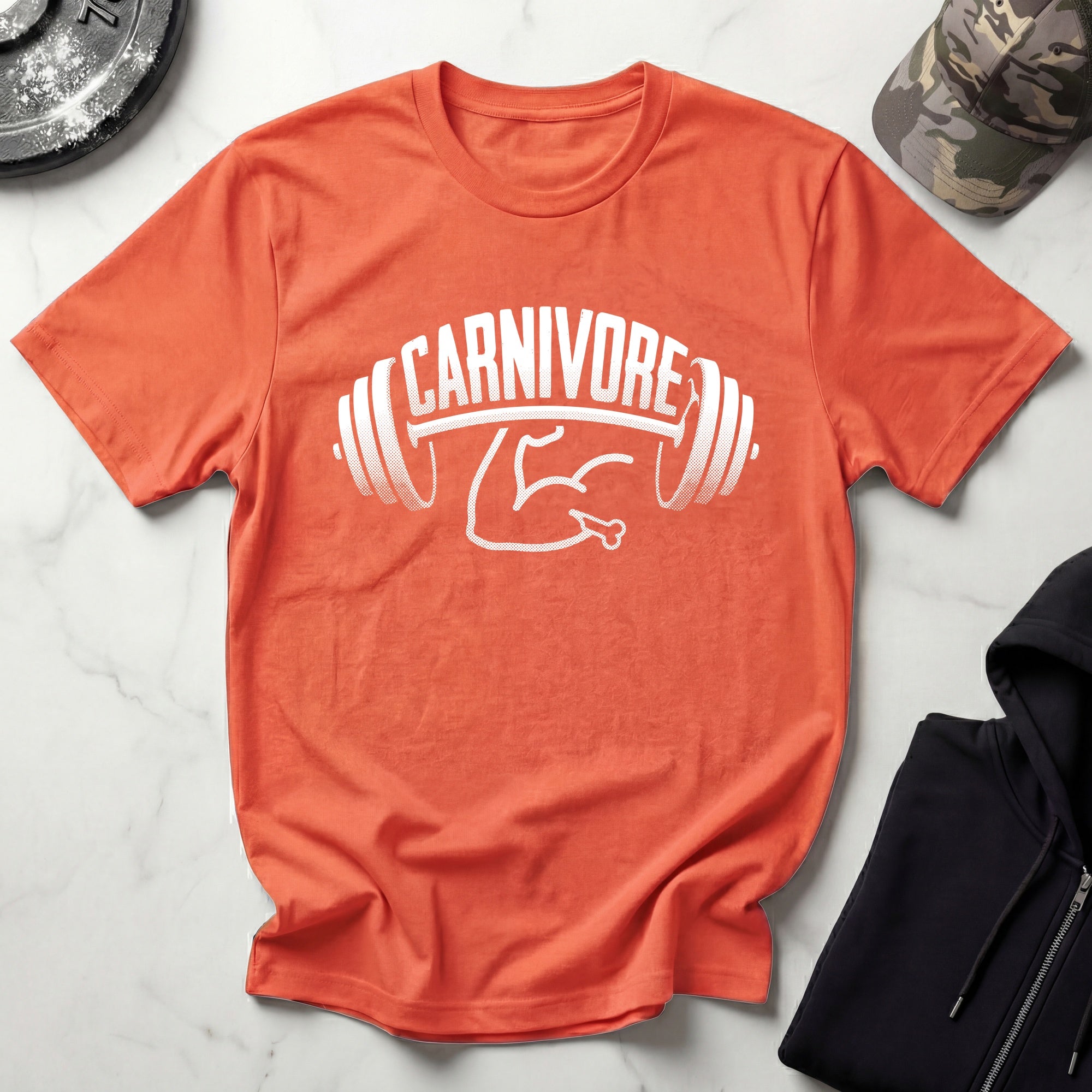 Carnivore Barbell Graphic Gym T-Shirt
