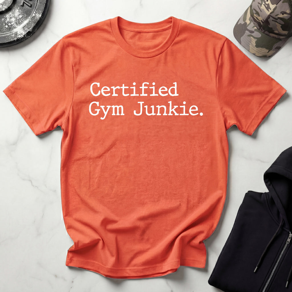 Certified Gym Junkie Vintage Gym T-Shirt