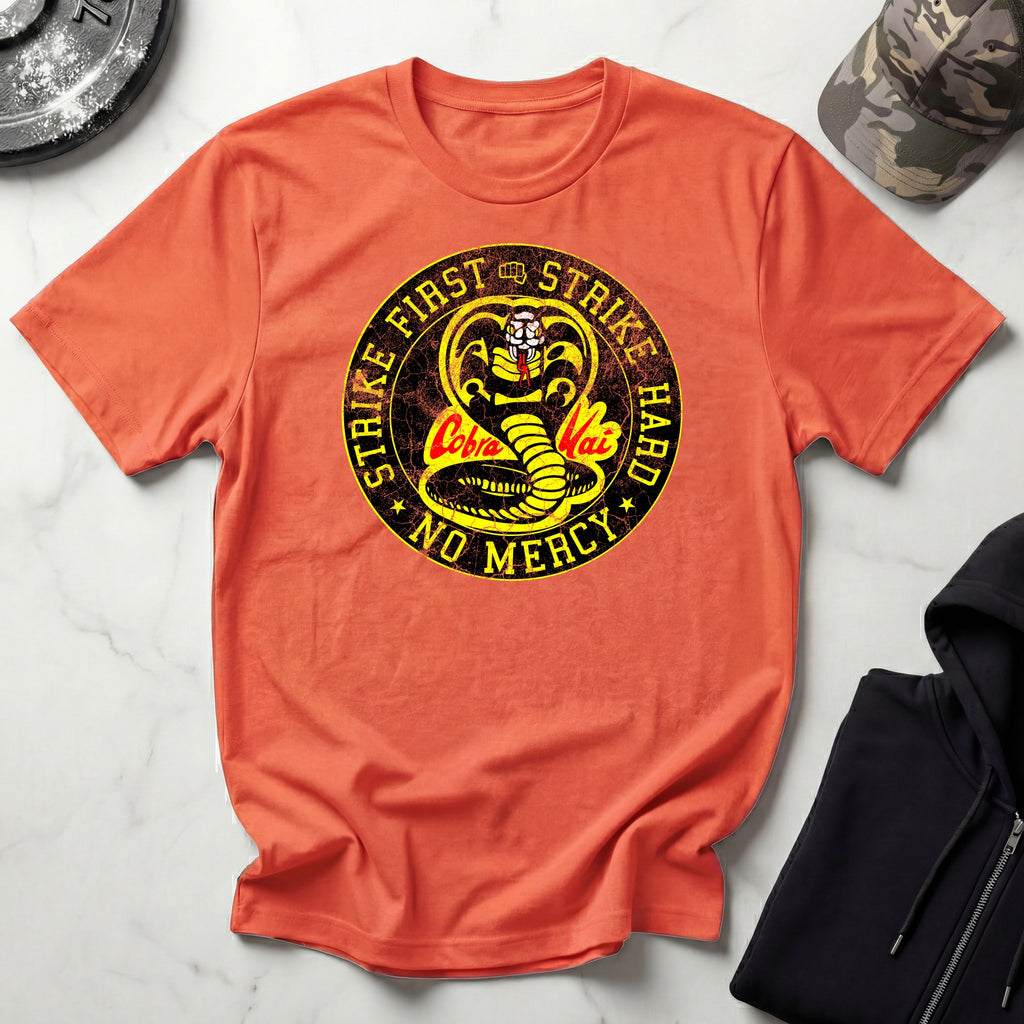 Cobra Kai Strike First Dojo Vintage Gym T-Shirt