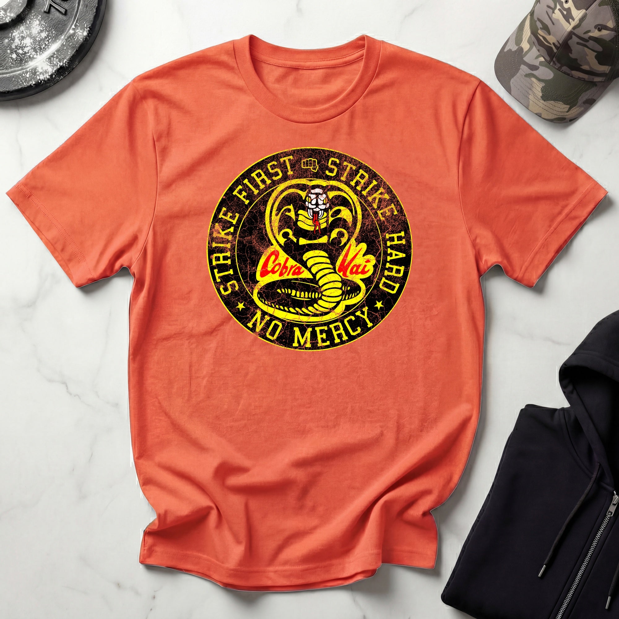 Cobra Kai Strike First Dojo Vintage Gym T-Shirt
