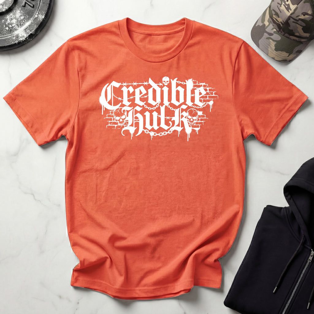 Credible Hulk Graphic Vintage Gym T-Shirt