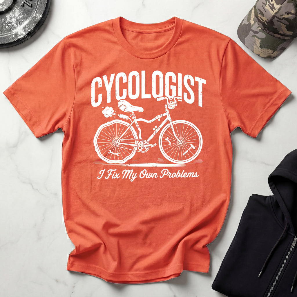 Cycologist Vintage Cycling Gym T-Shirt
