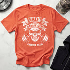 Dads Garage American Metal Graphic Vintage Gym Tee-Shirt