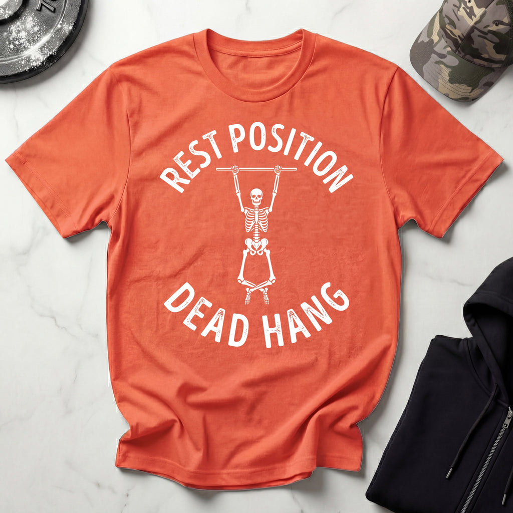 Dead Hang Skeleton Vintage Gym T-Shirt