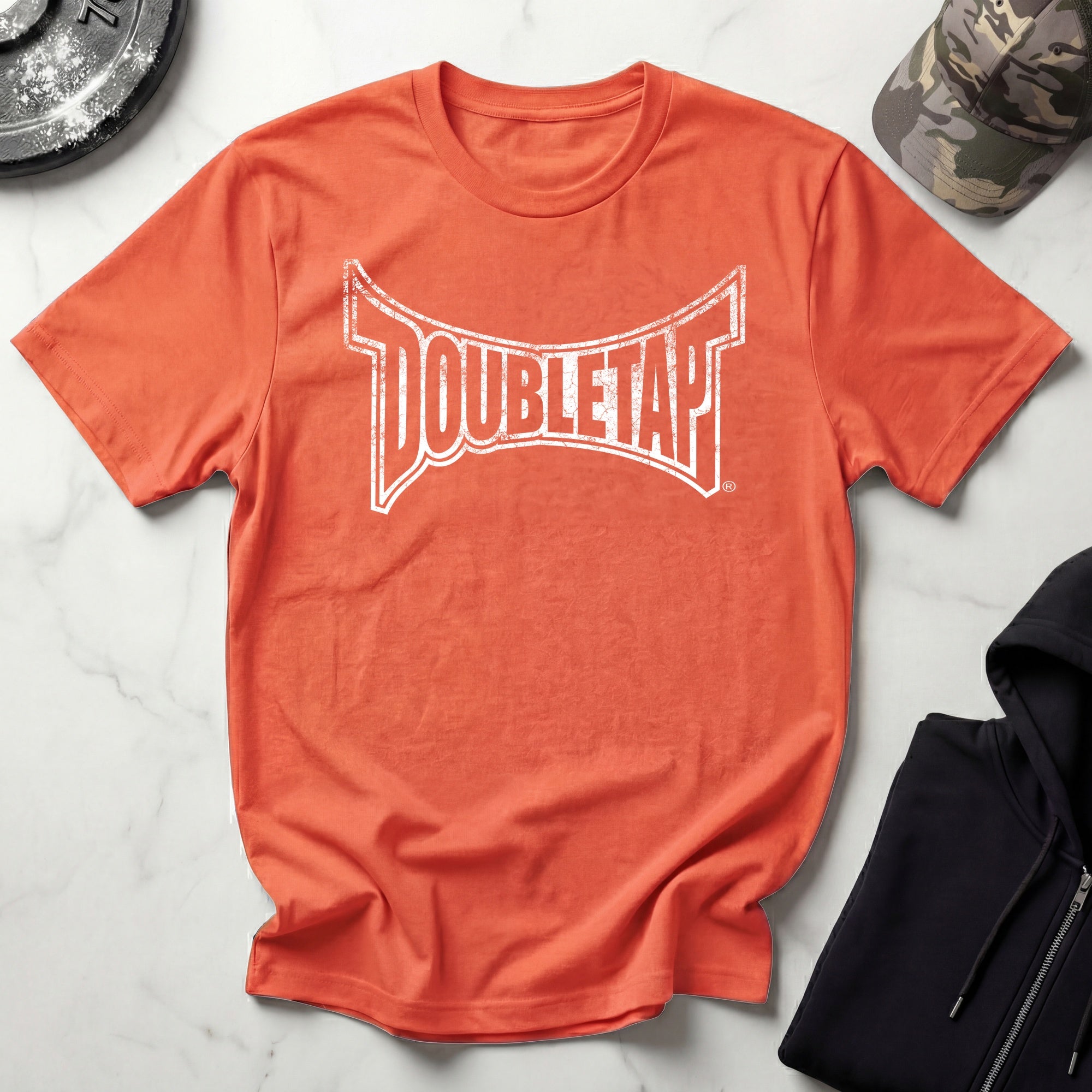 Double Tap Graphic Gym T-Shirt