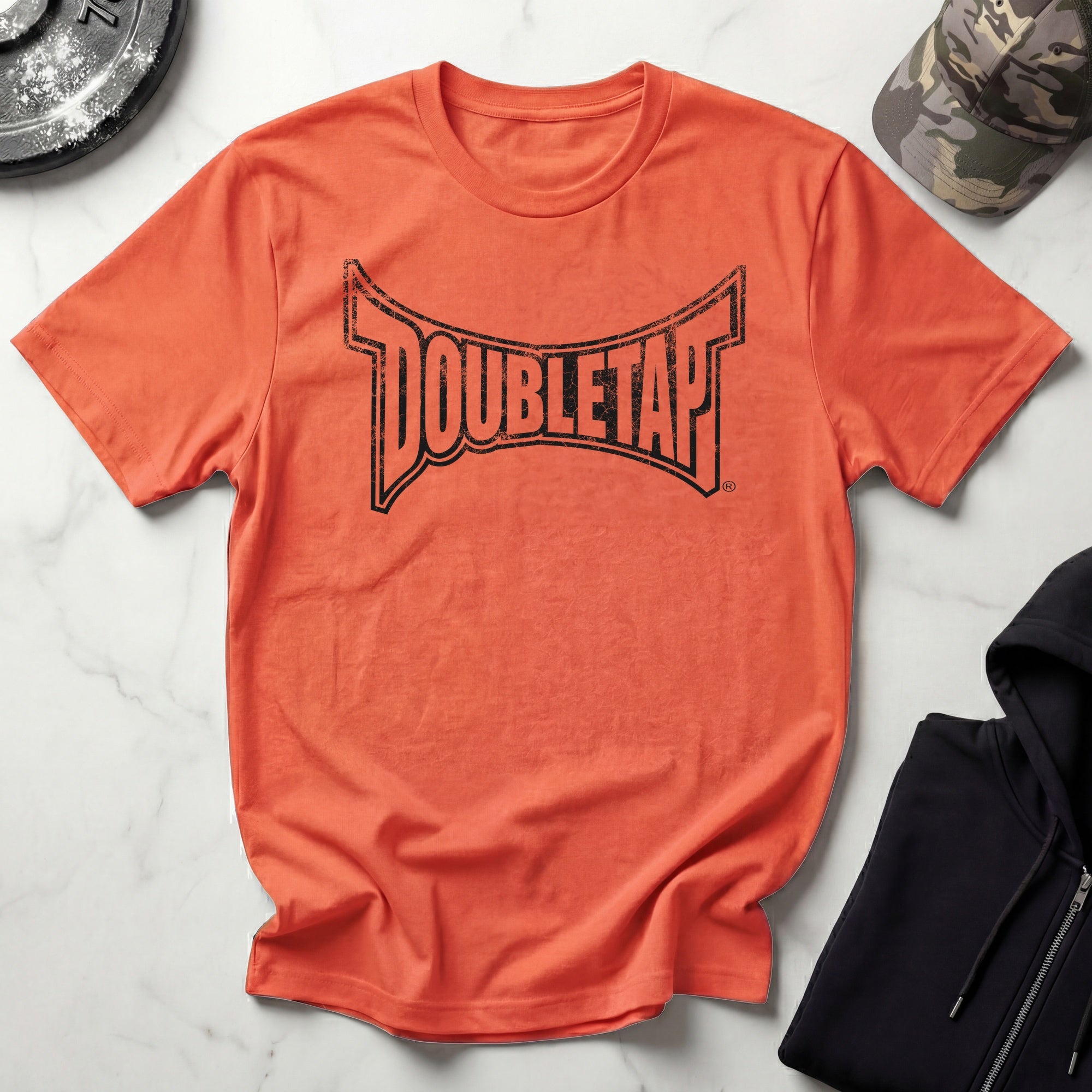 DoubleTap Graphic Vintage Gym T-Shirt