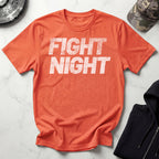 Fight Night MMA Graphic Vintage Gym T-Shirt
