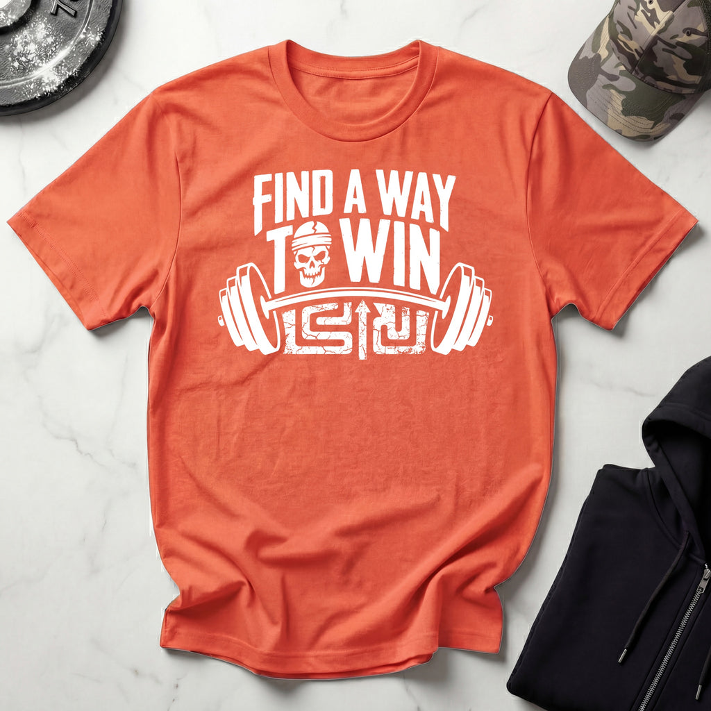Find A Way To Win Retro Gym T-Shirt