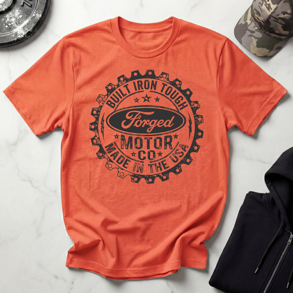 Forged In The USA Vintage Gym T-Shirt